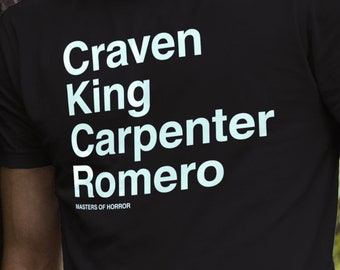 Chemise d'horreur pour le fan d'horreur. Si vous êtes fan de Craven, Stephen King, Carpenter ou Romero ! Ceci est pour vous. T-shirt de film d'horreur | horreur