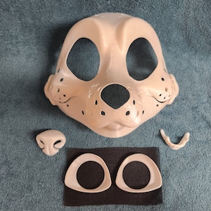 Jackal Fursuit Head Blank
