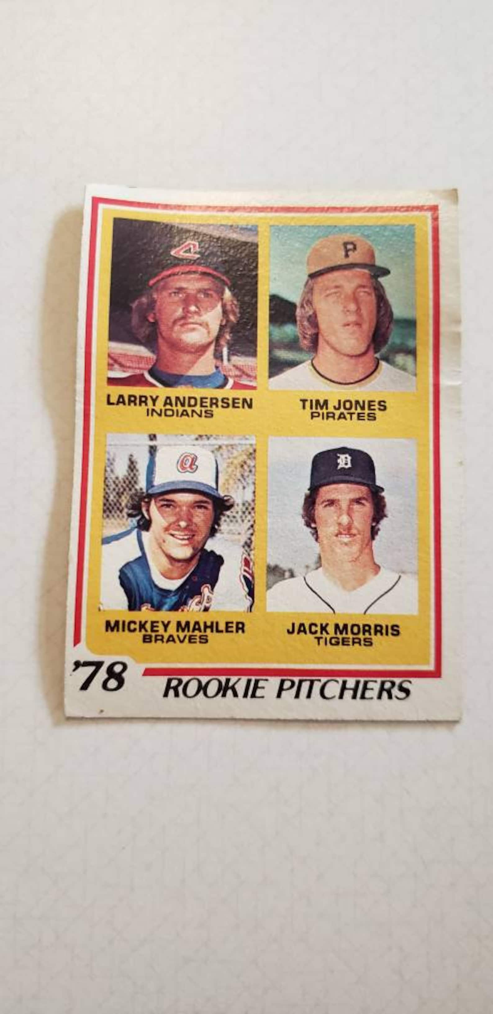 Jack Morris 1978 Topps Baseball Rookie Card 703 Detroit Etsy France