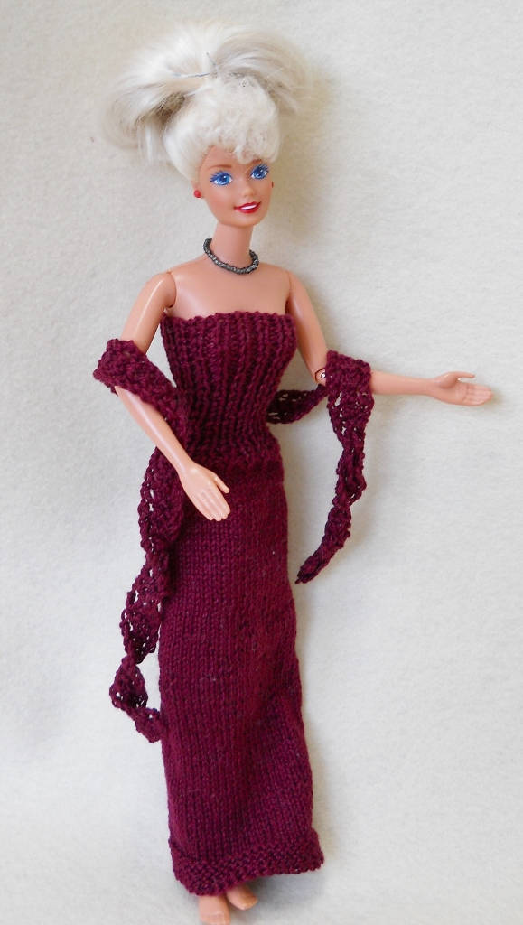 Knitting Pattern for Barbie Doll Wedding Dress and Bridal Party - Etsy