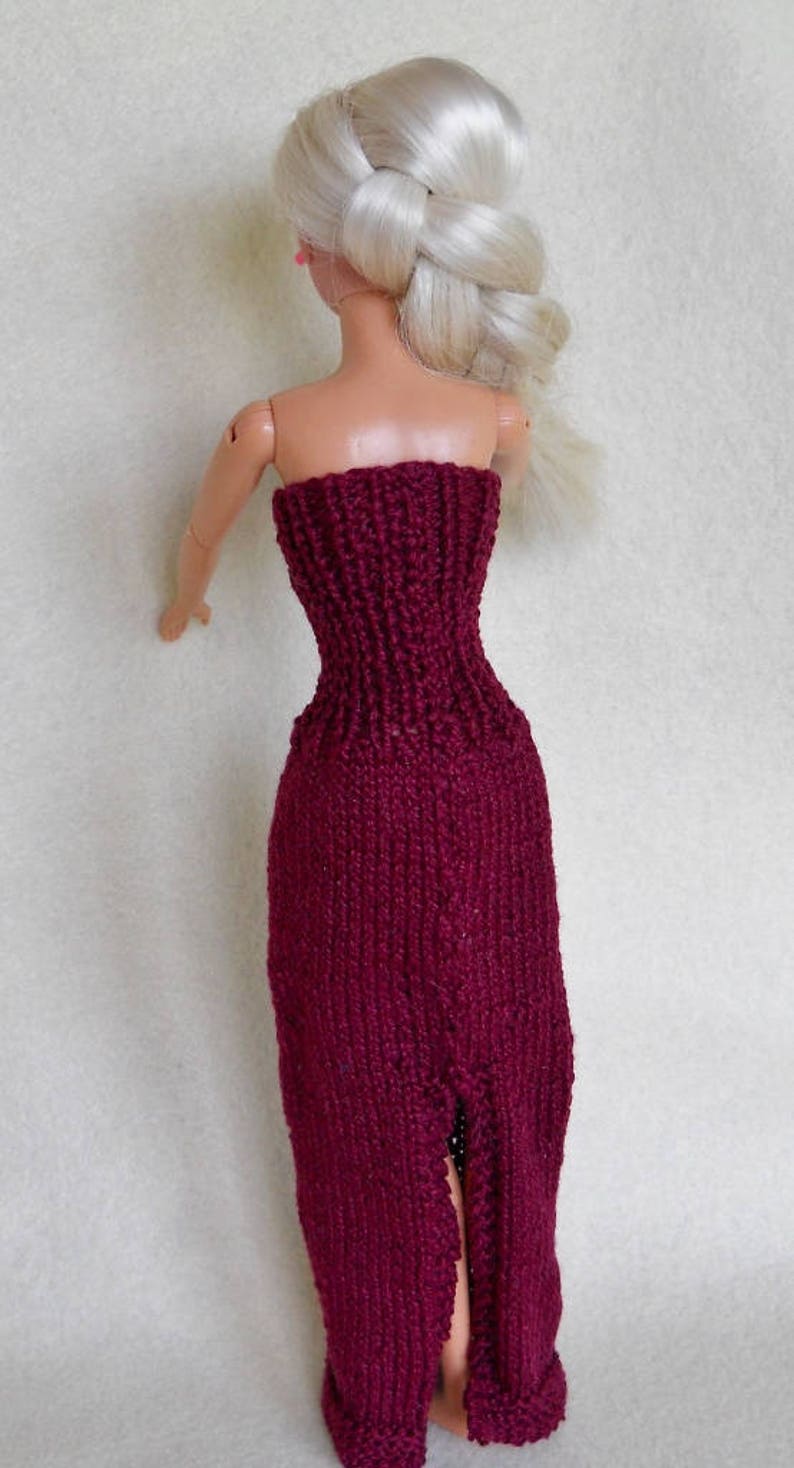Knitting Pattern for Barbie Doll Wedding Dress and Bridal Party Etsy