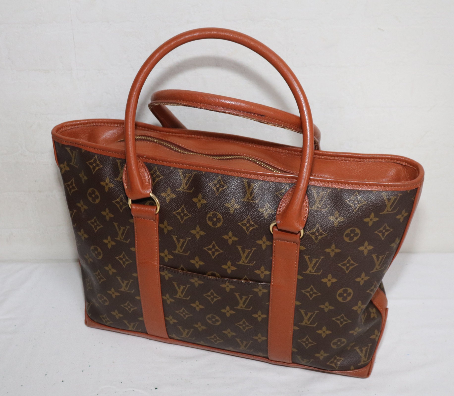 Louis Vuitton 2000 Pre-owned Monogram Sac Shopping Tote Bag - Brown