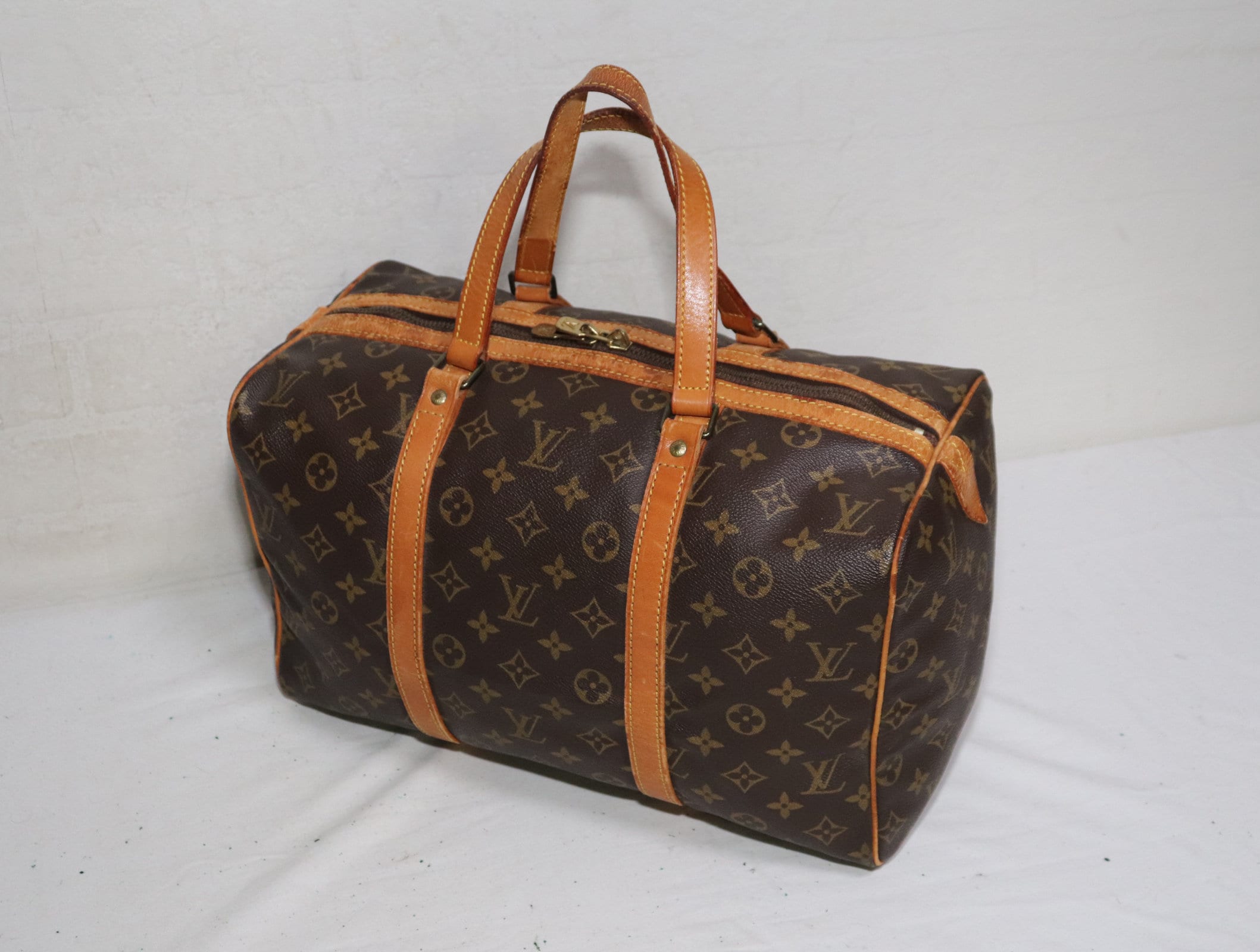 Louis Vuitton Hand-Painted 'Hei$t' Keepall Bandouliere 55 at 1stDibs