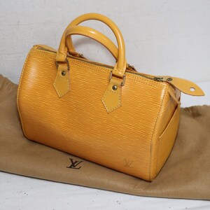 GENUINE LOUIS VUITTON YELLOW EPI LEATHER BEAUTY CASE BOX c.2000