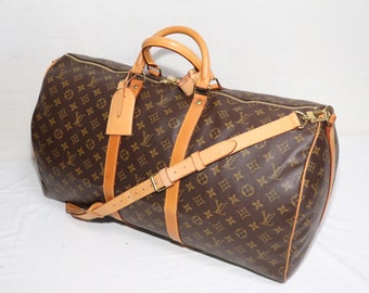 Louis Vuitton, Bags, Authentic Louis Vuitton Vintage Keepall 45 Bandolier  With Strap