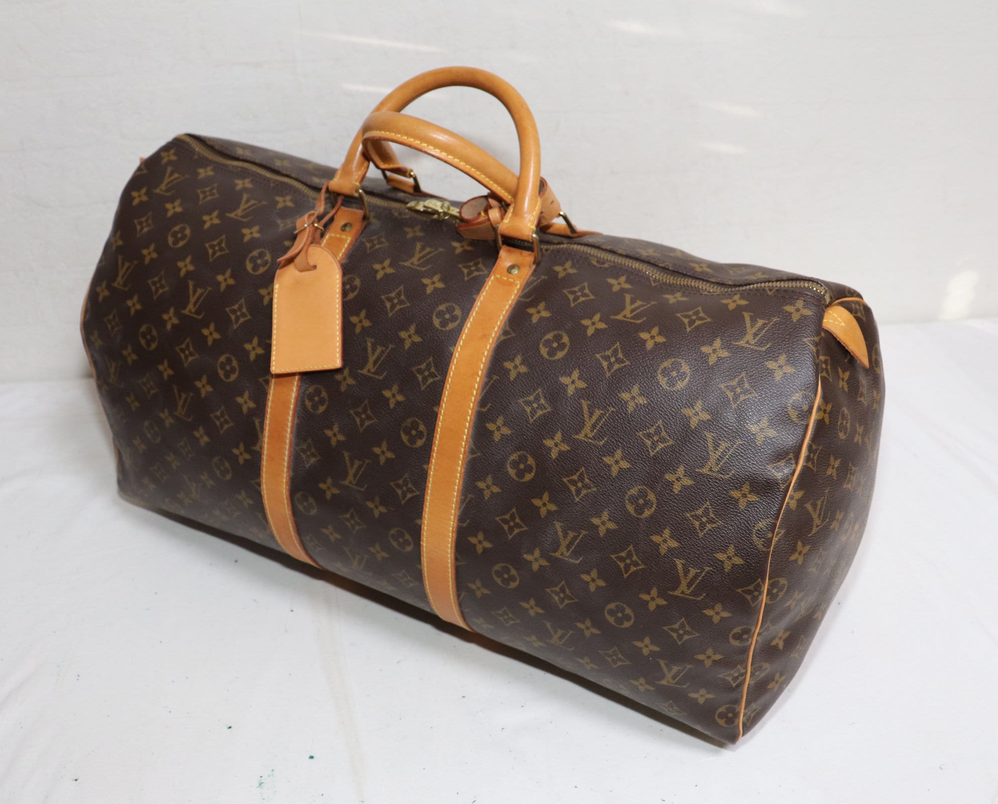 Authentic Louis Vuitton monogram Sac Souple 55 Travel Bag Carry On