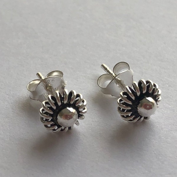 Small Stud Earrings - Charro Motive Earrings - Silver Stud Earrings - Silver Studs - Small Studs - Silver Jewelry - Charro Jewelry