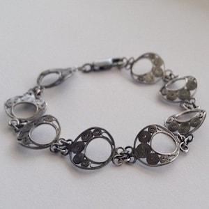 Filigree Bracelet Ronda - Sterling Silver Bracelets - Filigree Jewelry - Handmade Silver Bracelet - Gift for Her - Gift for Mom