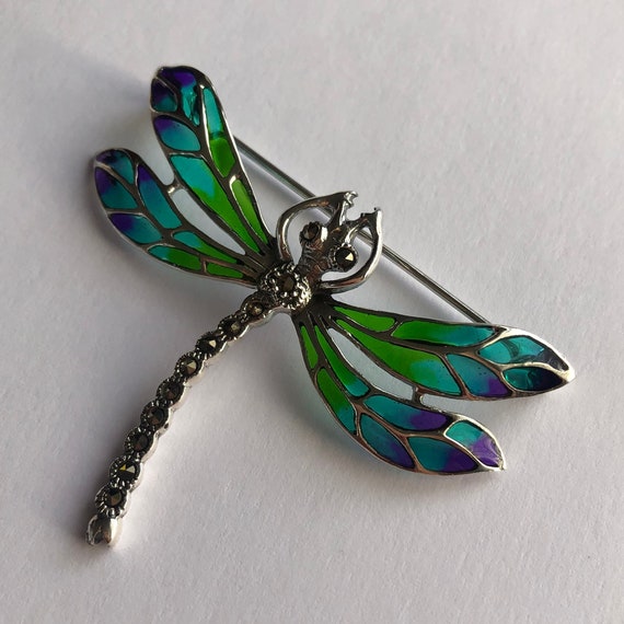 Green dragonfly jewelry clearance