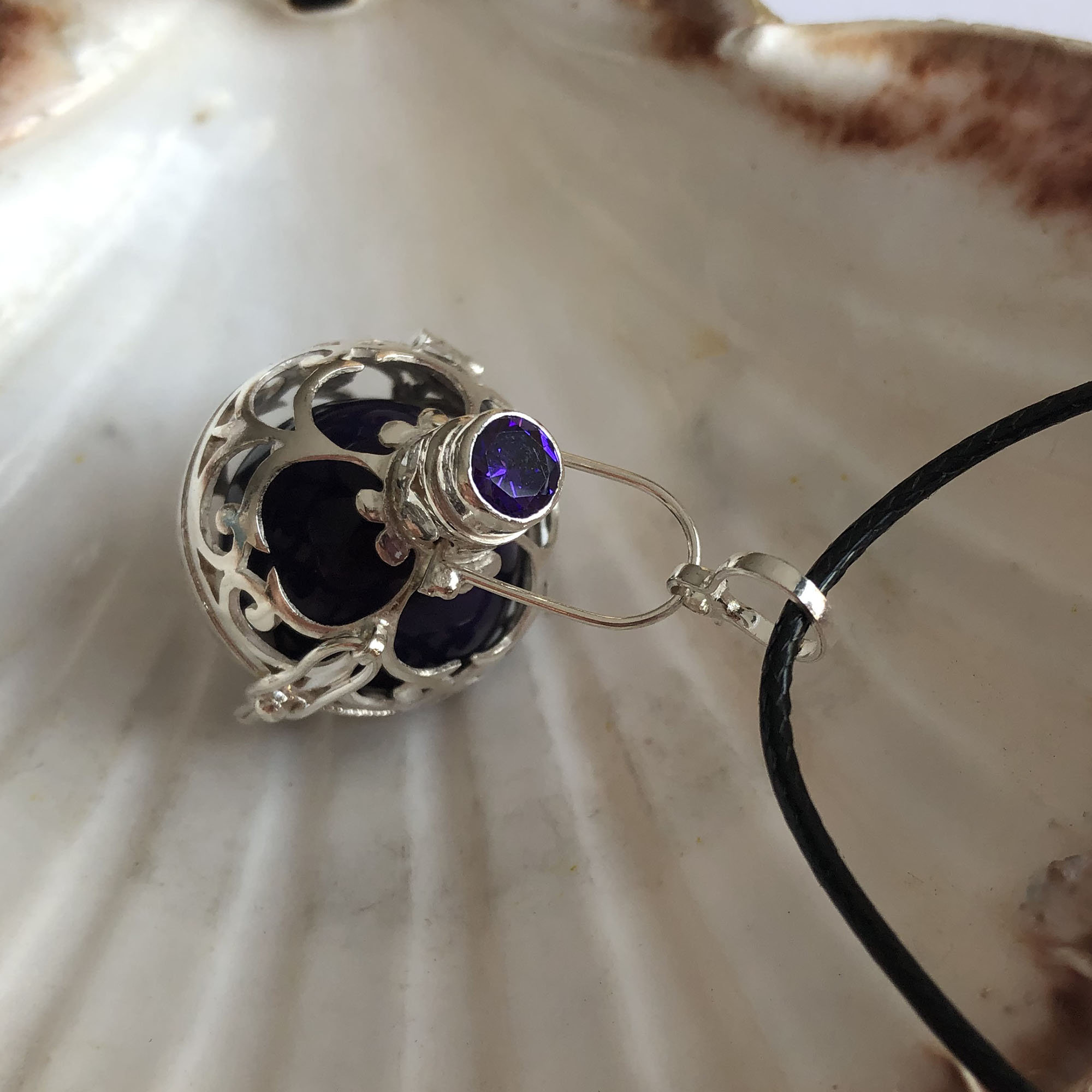 Angel Caller Angel Caller Violeta - Angel Jewelry - Protection Amulet - Harmony Ball ...