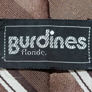 Vintage Burdines Florida Necktie - 100% Polyester