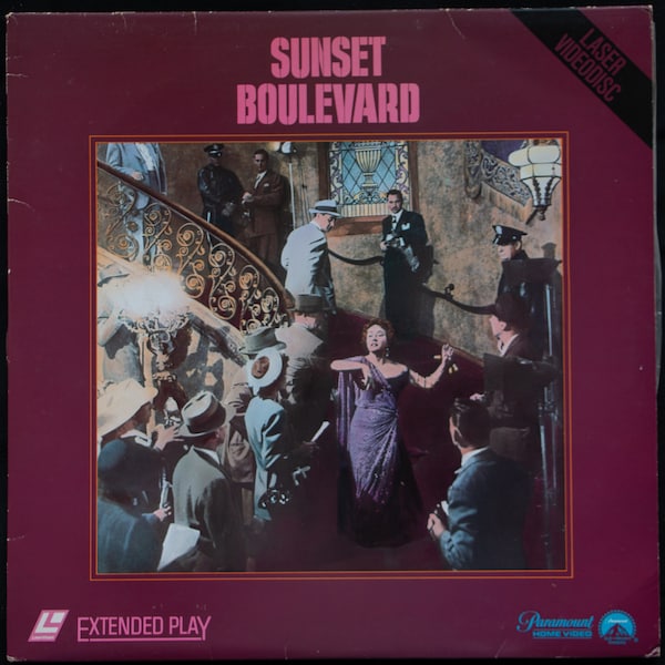 Sunset Boulevard - LASER DISC - Extended Play - Black and White - 110min