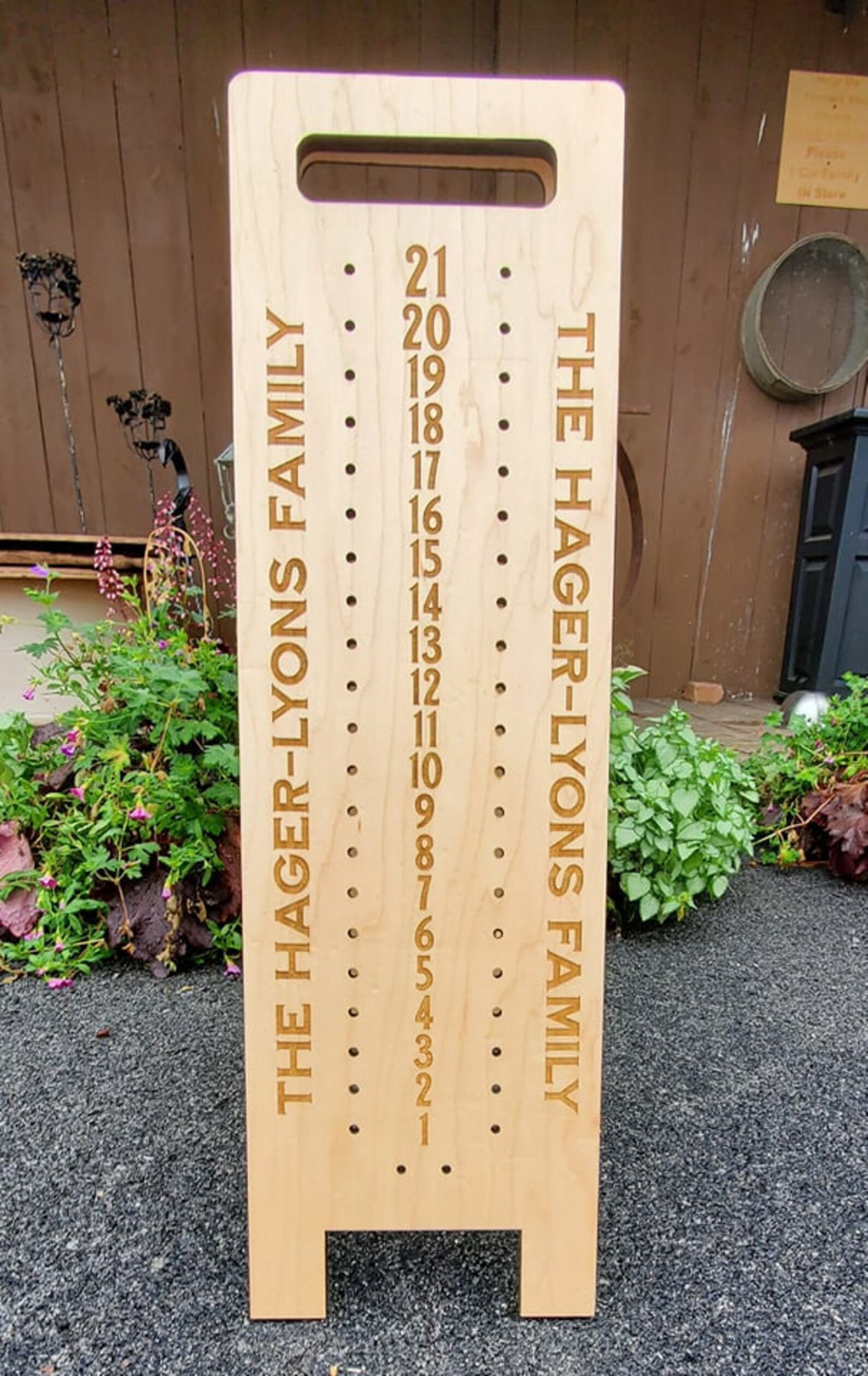 Custom Standing Cornhole / Horseshoe Scoreboard Etsy
