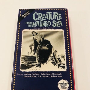 Creature From The Haunted Sea Roger Corman VHS Horror Rare