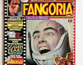 VTG Fangoria Horror #105 Aug 1991 Manchmal kommen sie zurück Poster Das Omen