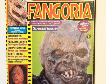 Vtg Fangoria #83 June 1989 Friday the 13th Phantasm Puppet Master Roger Corman