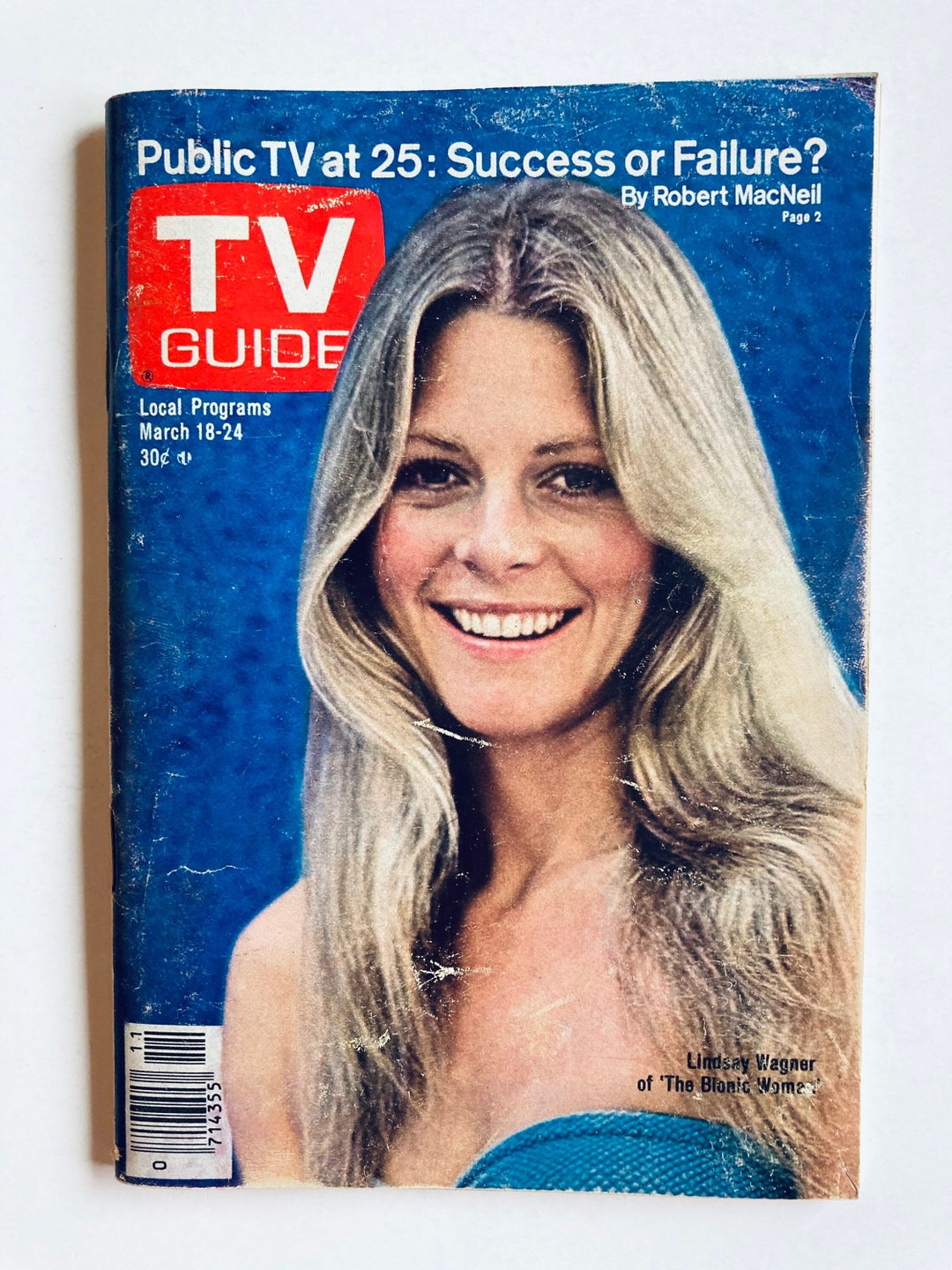Vintage TV Guide March 18 1978 Lindsey Wagner Bionic Woman E Etsy