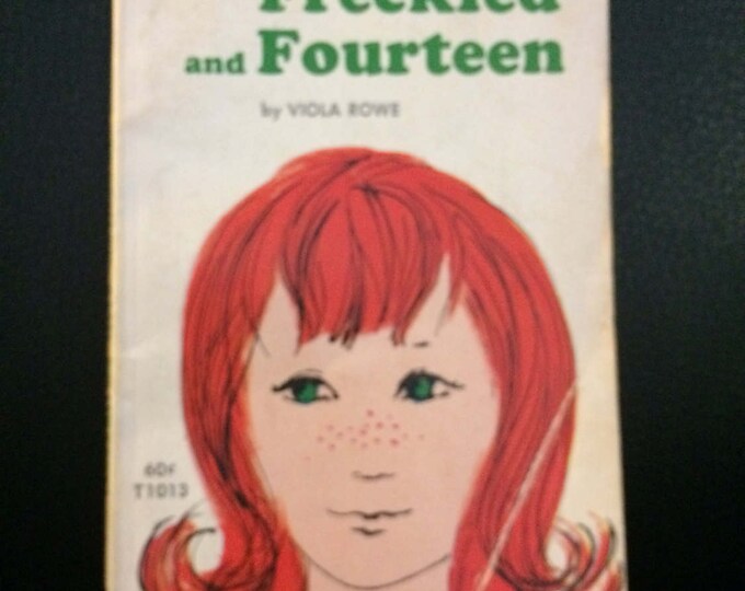 Freckled and Fourteen by Viola Rowe 1969 Scholastic Book Services Etsy