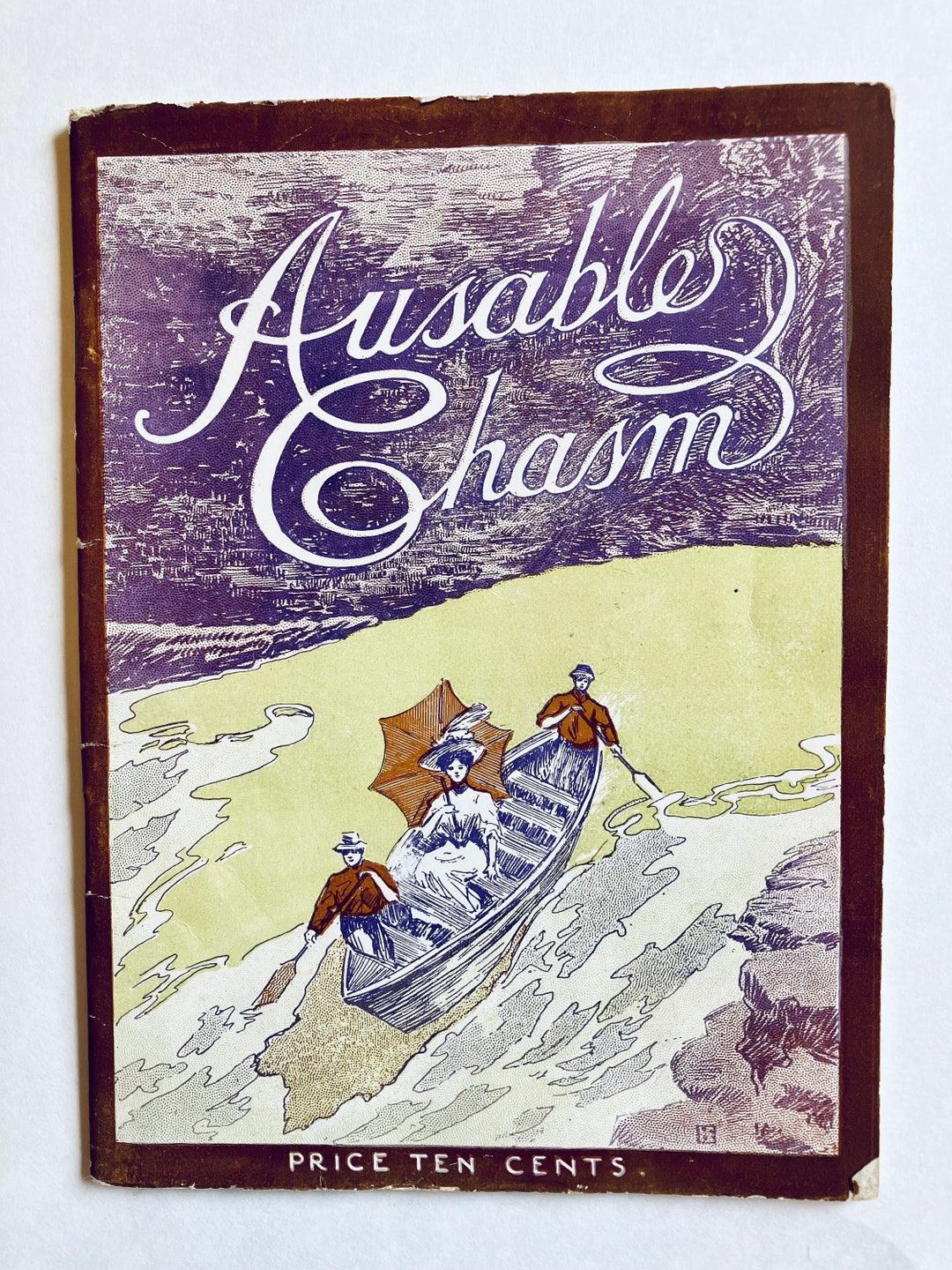 Vintage Ausable Chasm Tourism Souvenir Photo Booklet 24 Pgs Adirondacks ...