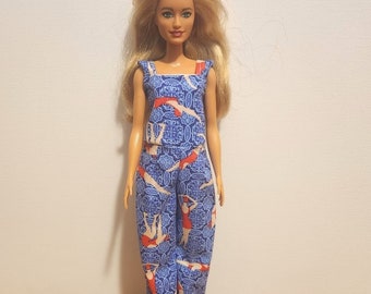 Handmade 11.5" Doll Clothes- Jumpsuit fits 11.5" Fashion Dolls