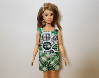 Handmade Doll Clothes- Top and Shorts fits 11.5" Fashion Dolls