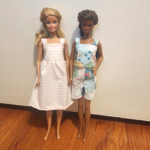 Handmade 11.5&quot; Doll Clothes- Dress and Romper fits 11.5&quot; Fashion Dolls