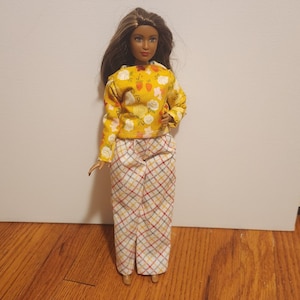 Handmade Doll Clothes- Top and Pants fits Curvy 11.5&quot; Fashion Dolls