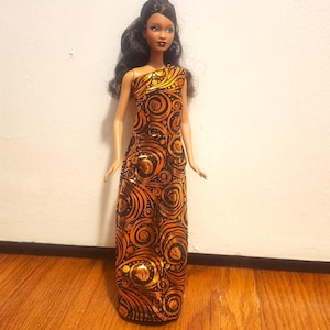 Handmade 11.5&quot; Doll Clothes- Halloween Dress fits 11.5&quot; Fashion Dolls