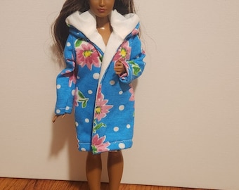 Handmade 11.5" Doll- Hooded Jacket fits 11.5" & Curvy Fashion Dolls