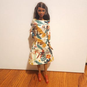 Handmade 11.5&quot; Doll Clothes- Christmas Dress fits 11.5&quot; Fashion Dolls