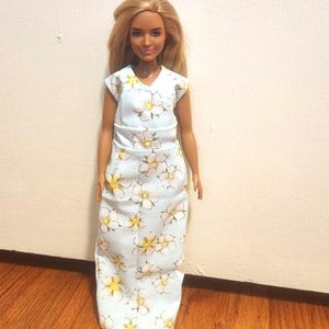 Handmade Doll Clothes - Dress fits 11.5&quot; Curvy Fashion Doll