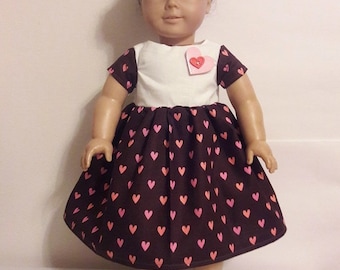 Handmade 18" Doll Clothes- Dress fits American Girl Doll