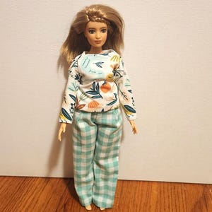 Handmade Doll Clothes- Top and Pants fits Curvy 11.5&quot; Fashion Dolls