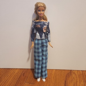 Handmade 11.5&quot; Doll Clothes- Top & Pants fits 11.5&quot; Fashion Dolls
