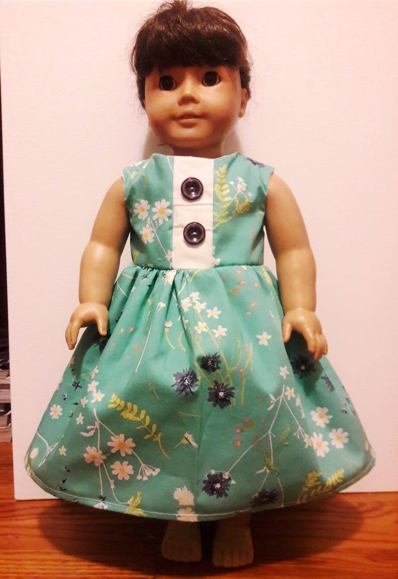 Handmade 18 Doll Clothes Dress fits American Girl Doll image 1