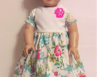 Handmade 18" Doll Clothes- Dress fits American Girl Doll