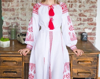 white and red embroidered maxi dress Embroidered Starfish Maxi Dress Blue – Clothe Boutique