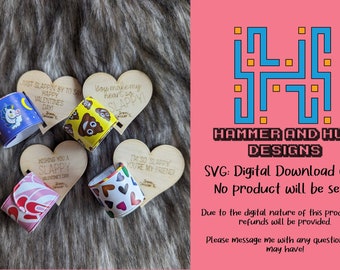 Slappy Band Valentine-Laser Cut SVG File ONLY