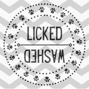 Abgeschleckt / Gewaschen Geschirrspüler Magnet SVG