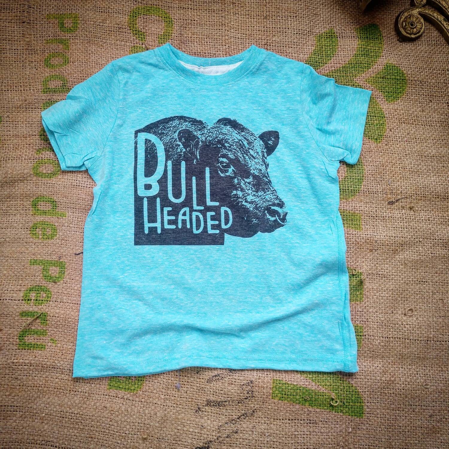Boys Farm T-shirt Bull Headed T-shirt 