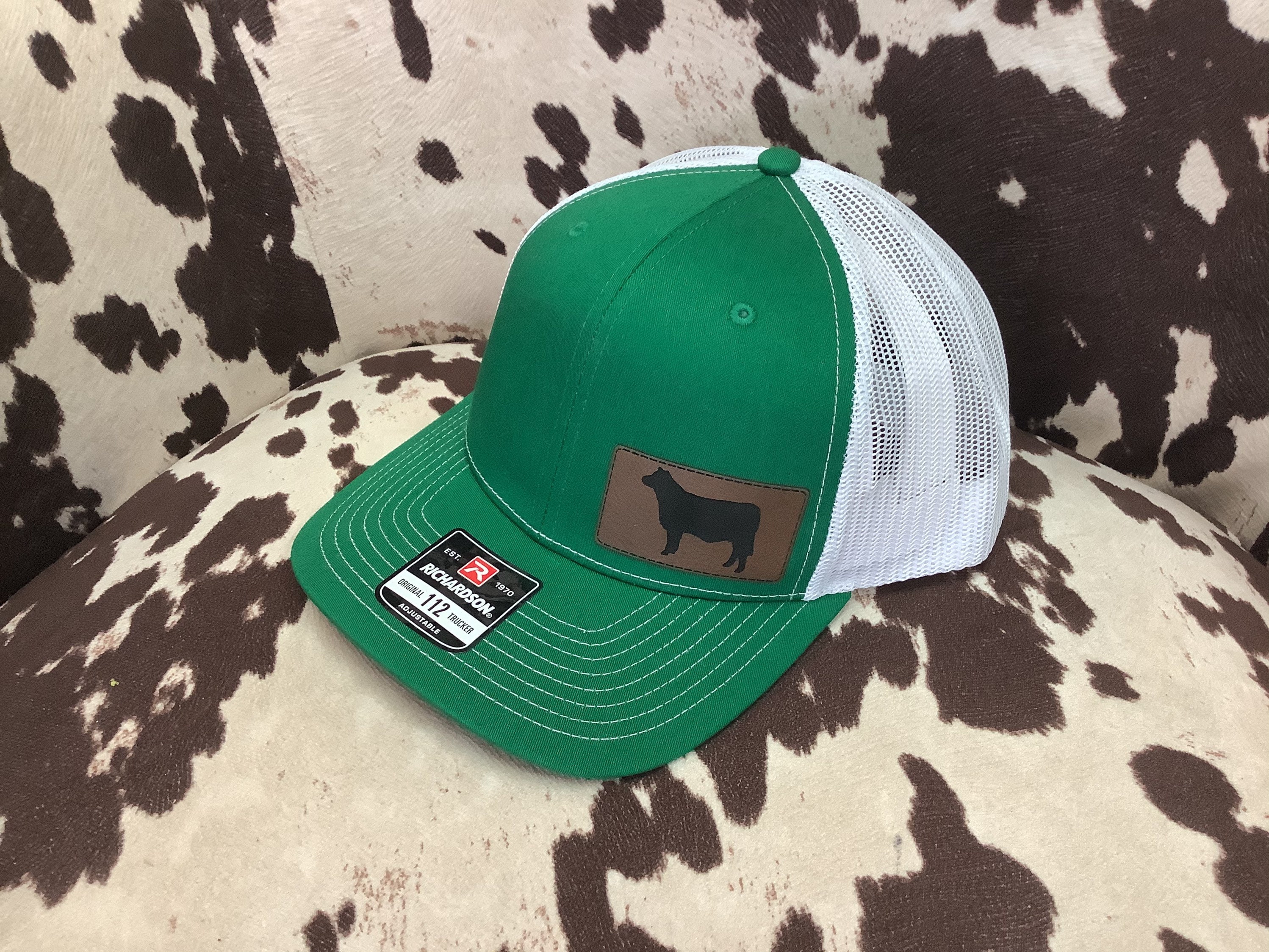 Cappello Da Camionista John Deere Richardson 112 - Antracite/nero, Con Patch Ricamato, Regolabile, Vintage