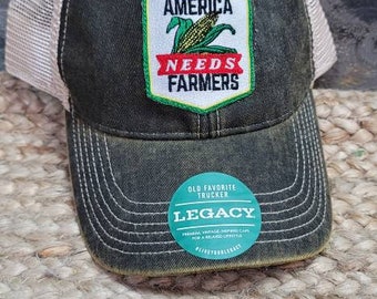 America Needs Farmers Trucker Hat - Agriculture Gift