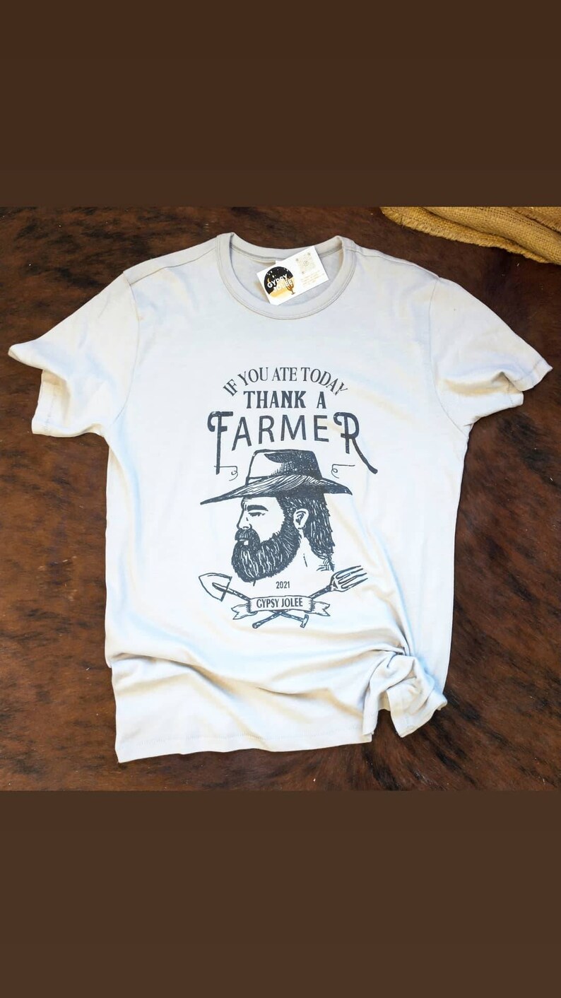 ag tee agriculture gift farm shirt Agriculture T-shirt farmers wife gift farm tee dairy farmer farm t-shirt Thank A Farmer T-shirt