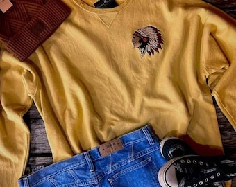 Sudadera india bordada