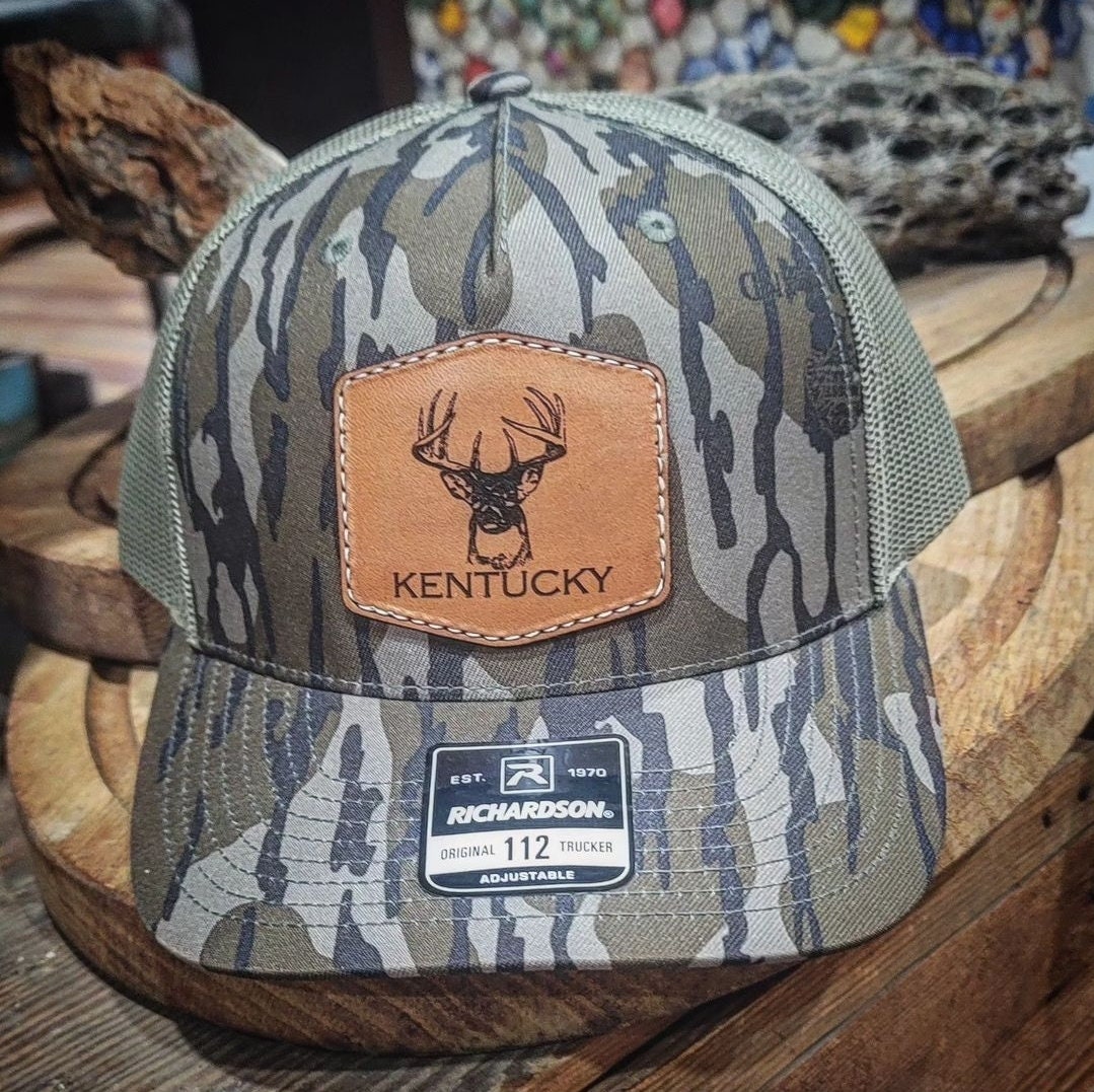 Kentucky Camo Hat: Whitetail Deer, Richardson 112 Trucker