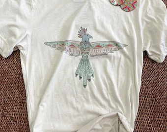 Aztec Thunderbird T-shirt: Vintage Concert Tee