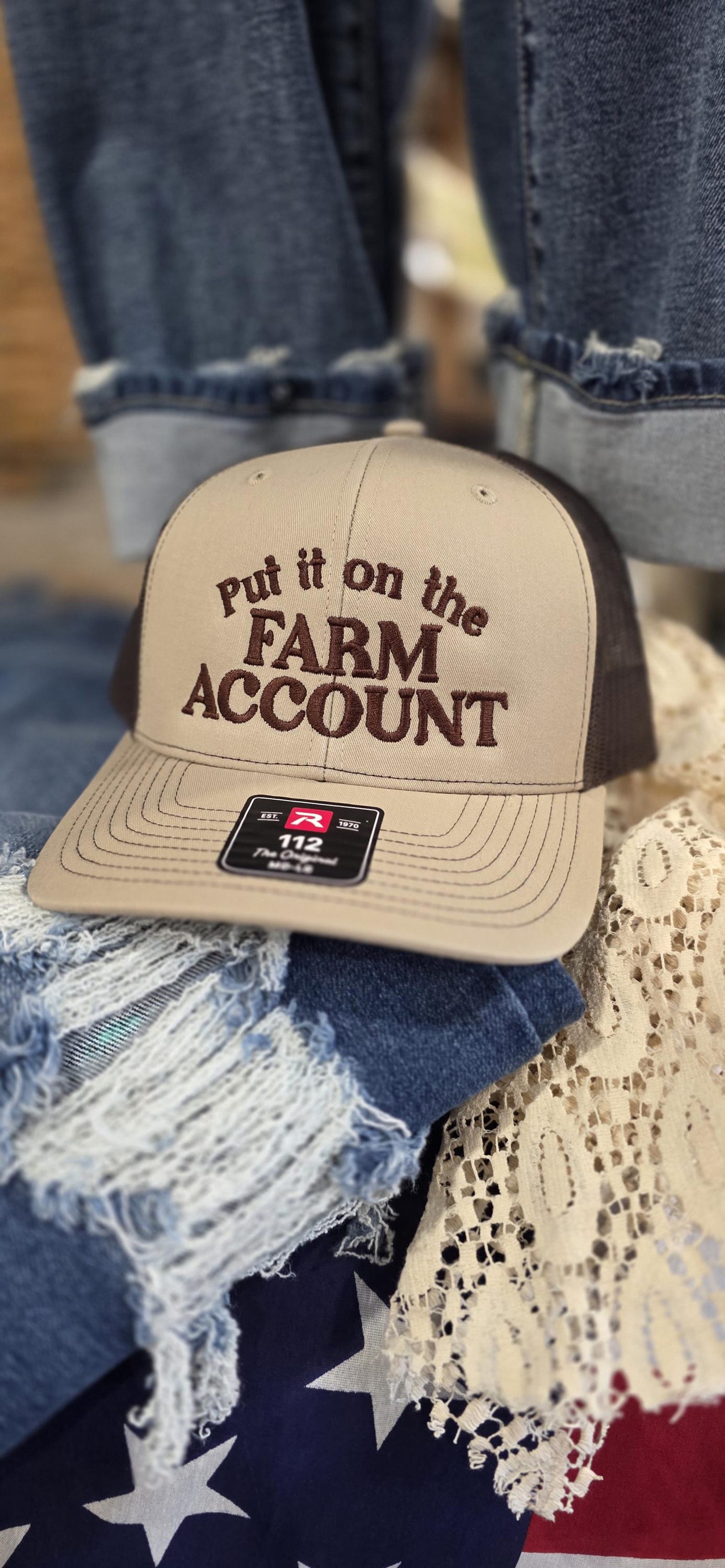 Funny Farmer Trucker Hat: Western Farm Life Gift