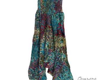 High Waisted Harem Pants: Boho, Wide Leg, Yoga Ready, Festival & Burning Man Perfect, Unique Hippie Palazzo Pants, Unique Gift for Her