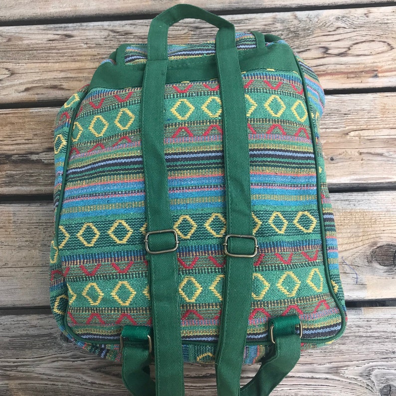 Women Rucksack Tribal backpack Boho backpack Medium backpack Ethnic backpack Bag Woven Bag 90s Backpack Festival Bag Women backpack