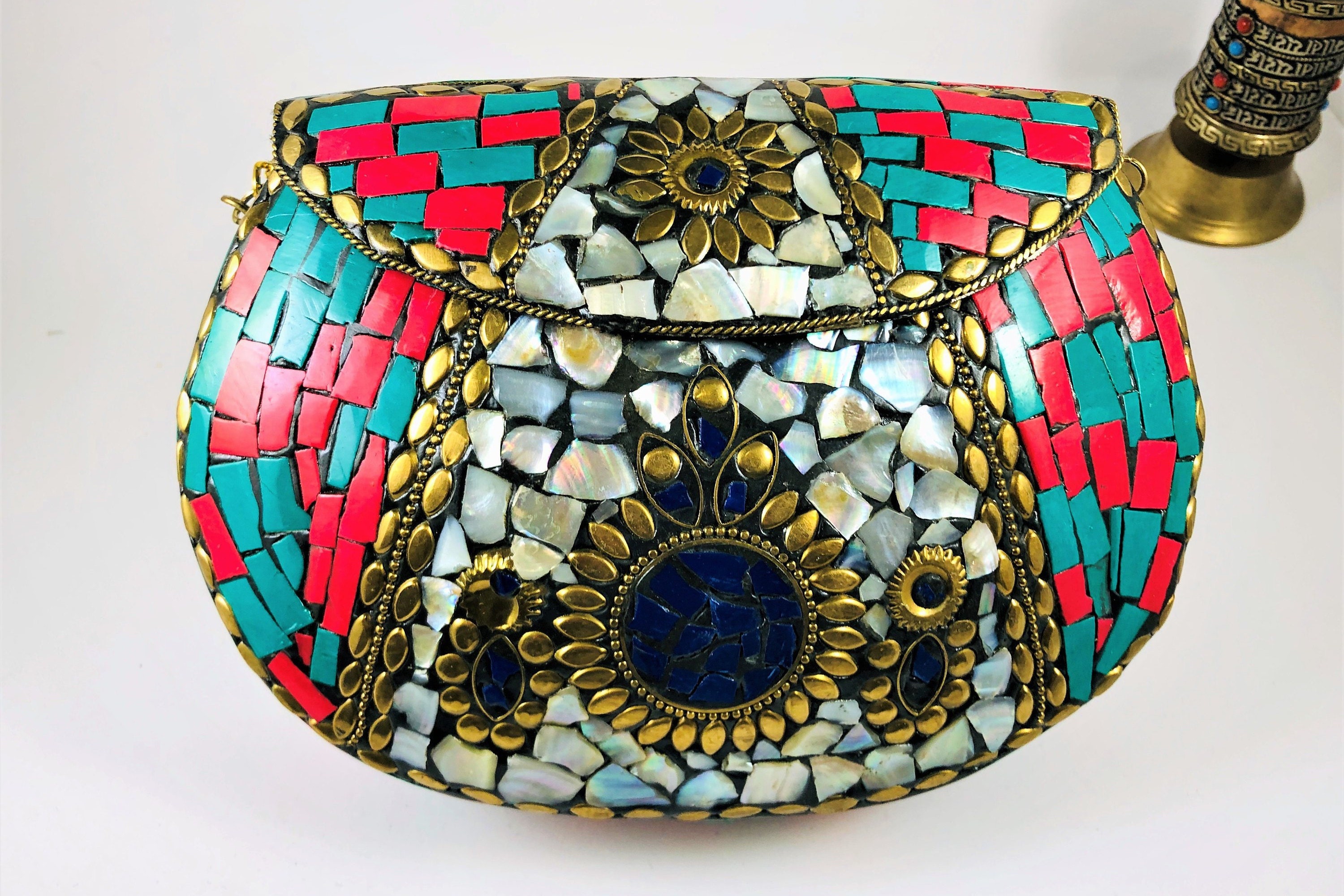 boho clutch purse